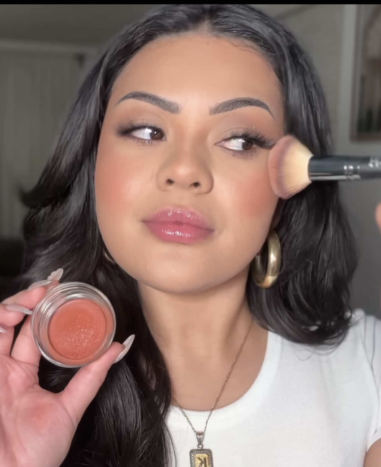 When skincare meets makeup. @Allthingskae shares her glowing routine.
 
 CC+ Nude Glow, Do It All Radiant Concealer and Do It All Serum Color Balm Sun Blush are all infused with skin-loving ingredients to give a natural, radiant glow. 