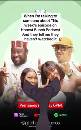 If you haven’t watched this week’s episode you are missing out.  WATCH IT now on YouTube - LINK IN BIO  #thehonestbunchpodcast #thbpodcast #glitchafricastudios #thbpod 
