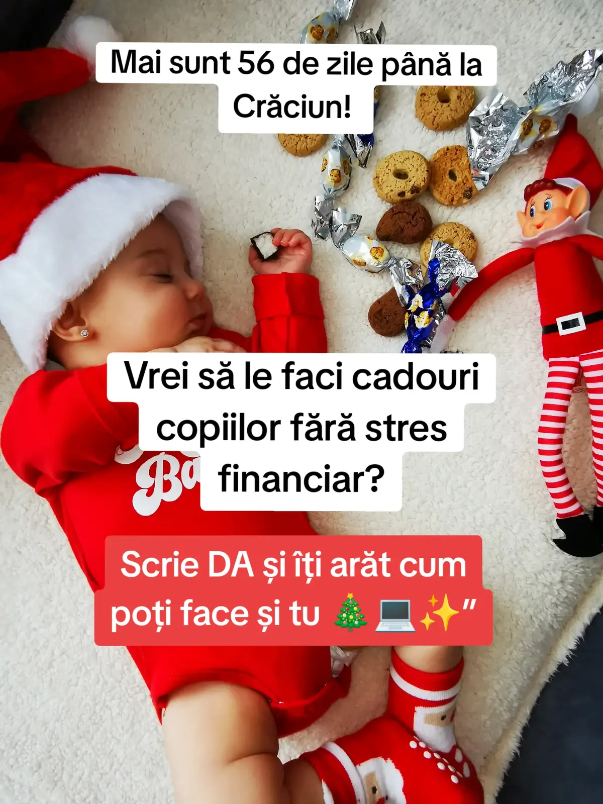 Sărbătorile pot fi frumoase și fără grija banilor ❤️ Lucrez de acasă, în ritmul meu, și e cea mai bună decizie pe care am luat-o. Scrie DA dacă vrei și tu să afli mai multe 💬✨ #mameputernice #acaselumea #femeiindependente #inspirație #mamadefata 