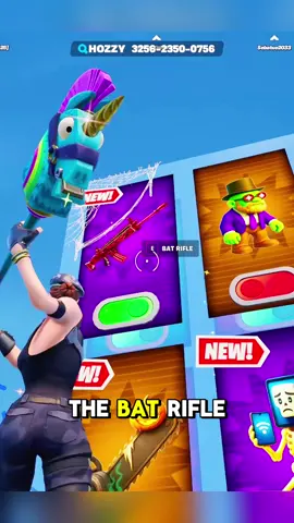 The new bat rifle is so much fun!🤩 #fortnitemaps #fortniteclips #hozzy 