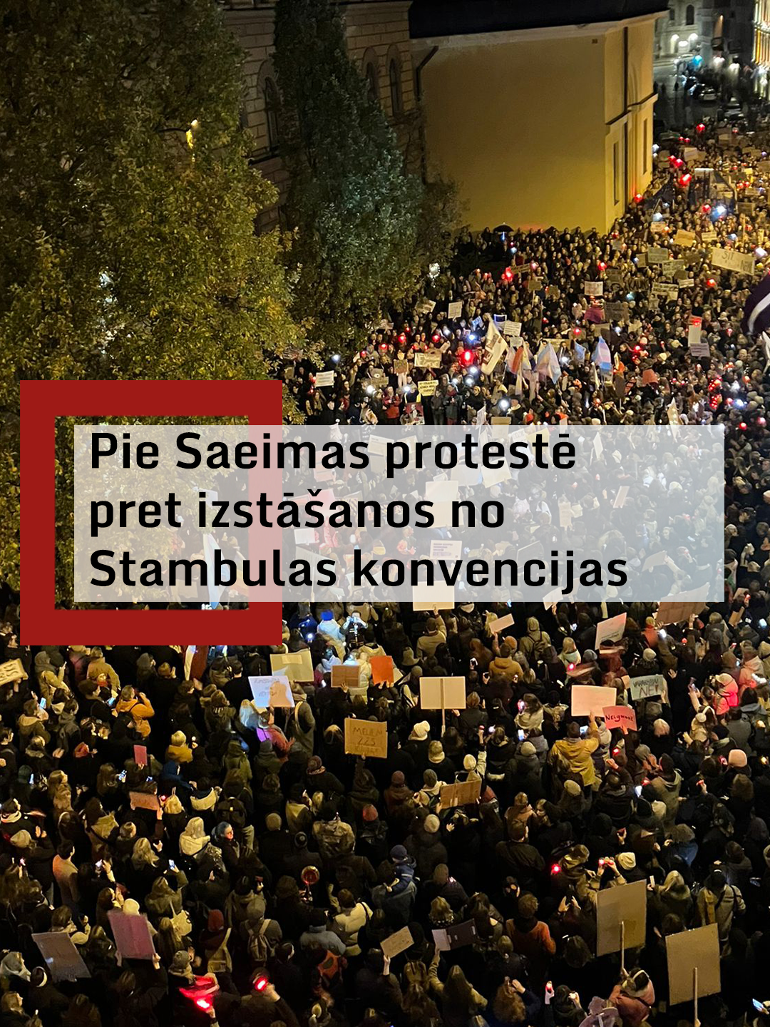 Pie Saeimas  protestā pret Latvijas izstāšanos no Eiropas Padomes Konvencijas par vardarbības pret sievietēm un vardarbības ģimenē novēršanu un apkarošanu  jeb tā dēvētās Stambulas konvencijas trešdienas vakarā pulcējušies vismaz 3000 iedzīvotāju. #LTV #LTVZiņas #LatvijasTelevīzija #FYP #foryou #Latvija #Latvia #Stambulaskonvencija #Saeima #Protests