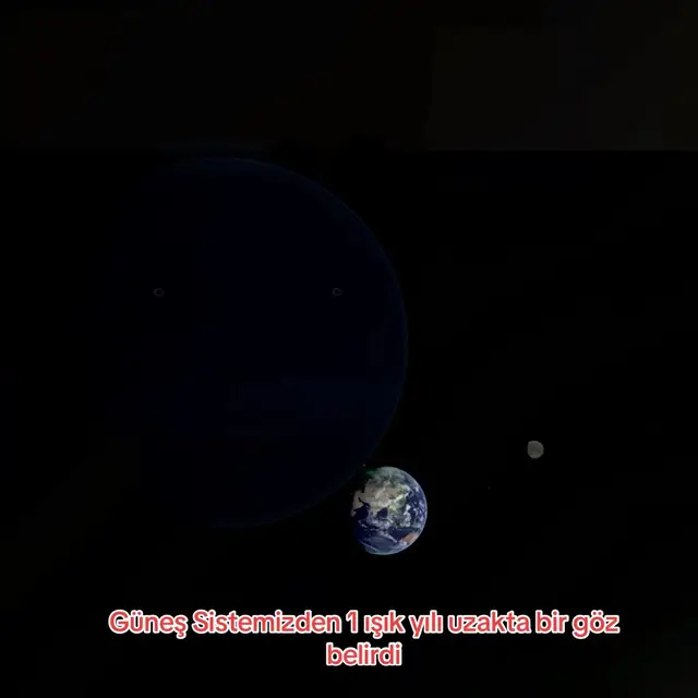 güneş sistemimizden 10 trilyon km ötede bir göz belirdi bu bir canlı mı…!!? #analog 