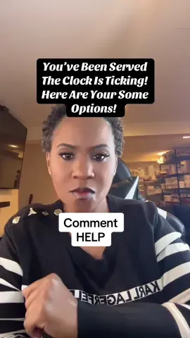 You’ve Been Served  The Clock Is Ticking!  Here Are Your Options! Comment “HELP” #creditrepair #credit #lawsuit 