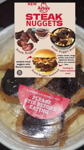 @Arbys NEW steak Nuggets Bites review is this worth the hype? #arbyssteak #arbys #FastFoodReview #newfood #foodreview 