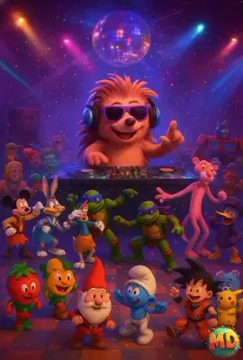 dj espinete #dj #espinete #dibujosanimados #fiesta 