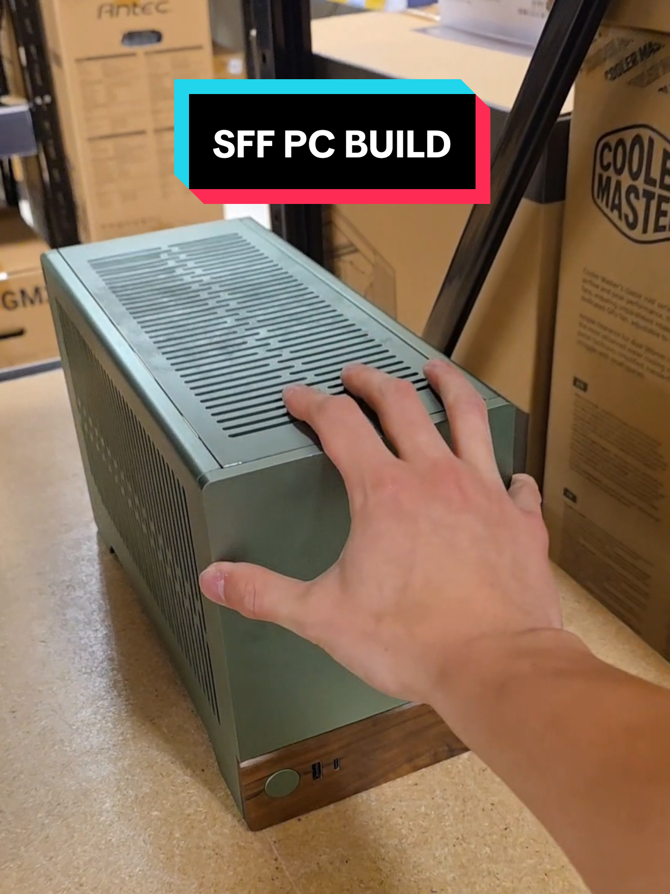 building a Small Form Factor gaming PC in one stop - I forgot how fun these tiny PCs are to put together! all components picked up at @Micro Center #pc #pctips #pcbuilding #mryeester