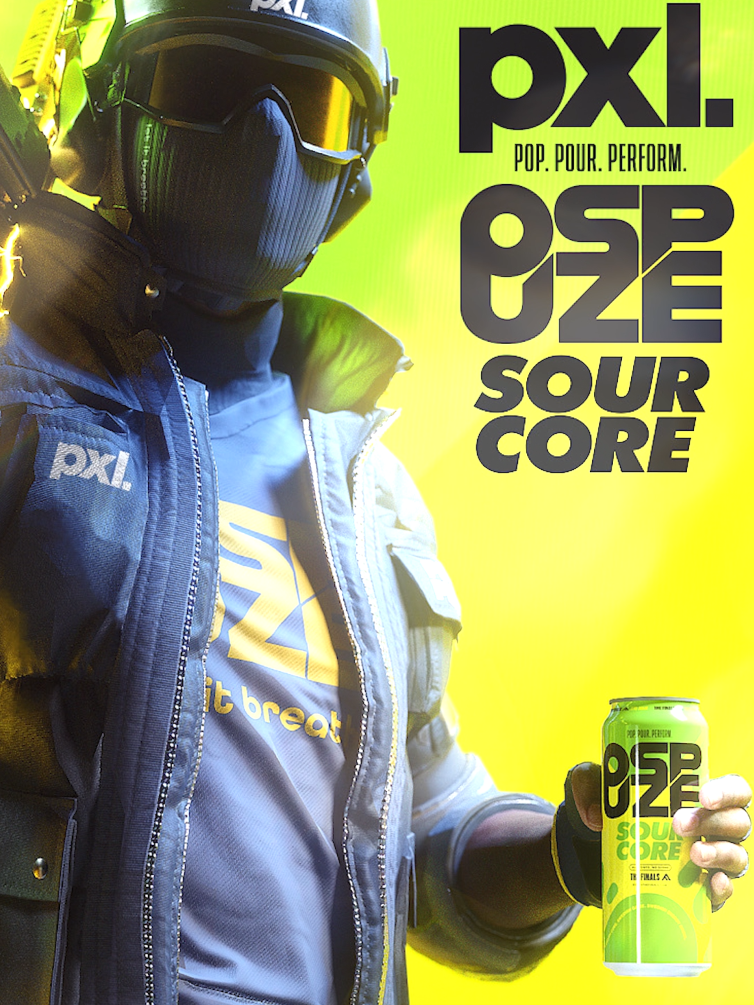 Straight from the Arena, now in the Meatspace, PXL OSPUZE SOUR CORE is now available for purchase in select regions! Check it out at: https://merch.reachthefinals.com/products/ospuze-energy-drink #thefinals #thefinalsgame #reachthefinals #fps