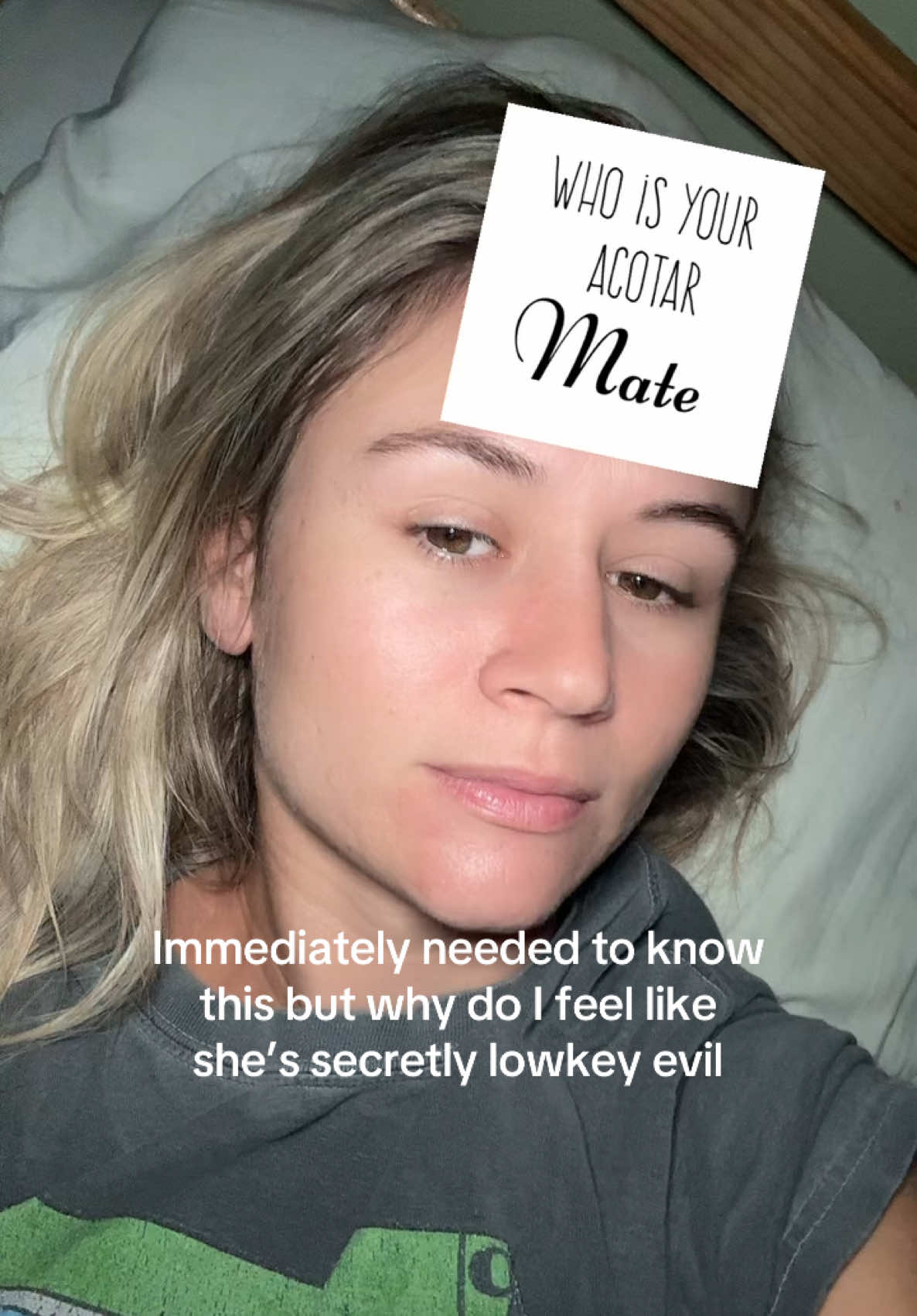 She’s too nice she has to be rotten  at her core idk whyyyy