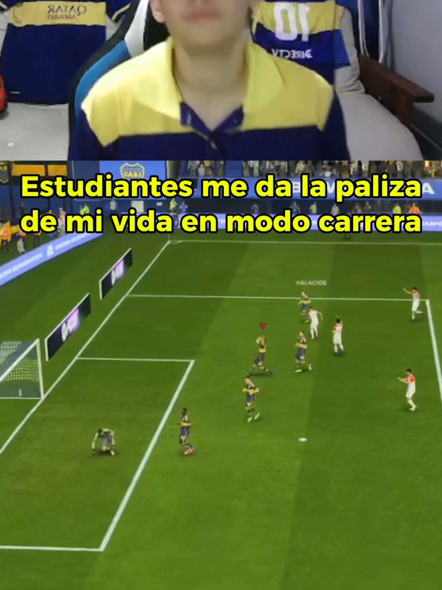 modo carrera con boca #bocajuniors #bocajuniorsoficial💛💙 #davooxeneize #lacobraaa #clips #futbolargentino