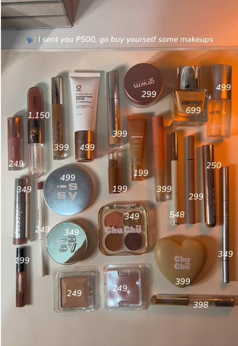 ibaba niyo presyo ng makeups😭 #makeup #tiktokmakeup #tiktokfinds #localmakeupph #fypage 