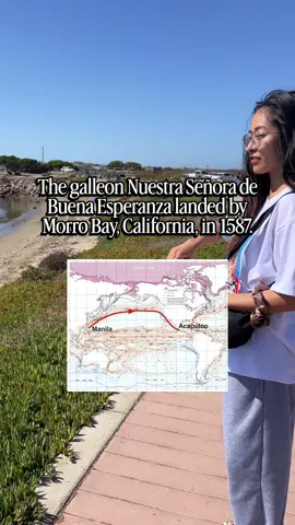 Drive 20 minutes from San Luis Obispo like @sunshinedgtl did and you’ll find Morro Bay — the first chapter of Filipino history in America. On October 18, 1587, the galleon Nuestra Señora de Buena Esperanza landed by Morro Bay. Here, Filipinos—then referred to as indios luzones—made contact with the Chumash people.  This moment became the first recorded presence of Asians in the continental United States, predating the Saint Malo settlement in Louisiana by nearly two centuries. For centuries, this landing went unrecognized until the Filipino American National Historical Society (FANHS), founded by Dorothy and Fred Cordova in 1992, worked to recover and honor it.  Through their efforts, Morro Bay was officially dedicated in 1995. Each October, Filipino American History Month continues to commemorate this pivotal moment. For many, the landing at Morro Bay represents the intertwined story of Filipinos in the United States—a reminder that while this was the beginning of our recorded history here, community efforts ensure our stories continue to live on. Sources: Chua, 2018 | FANHS, 2011 | Meares, 2025 | Pham, 2025