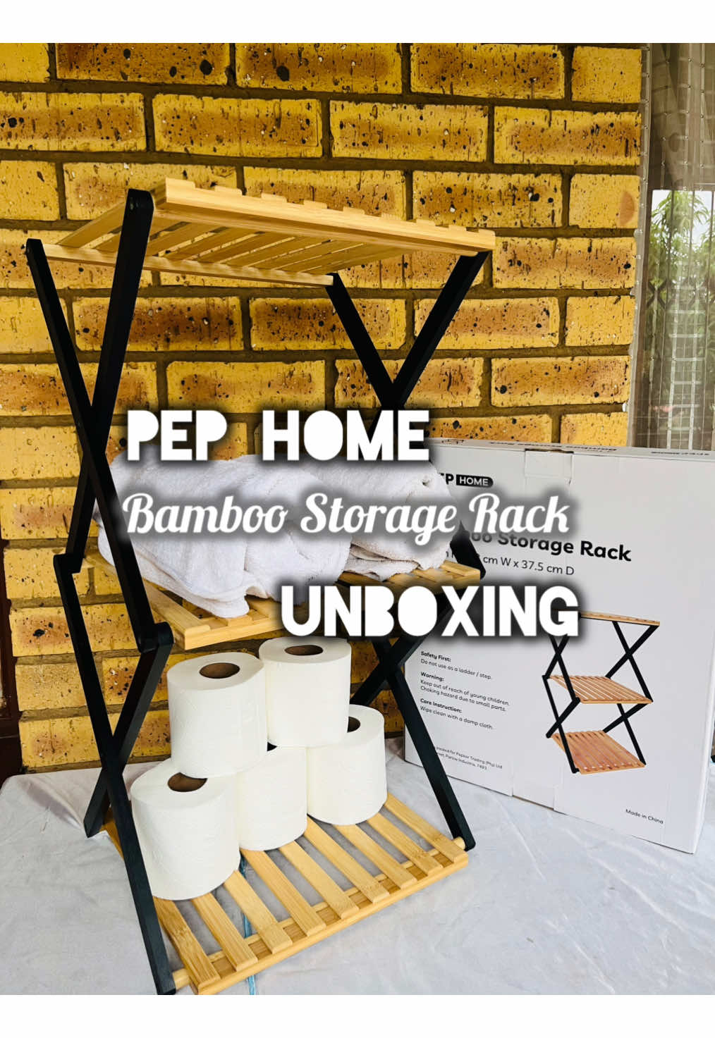 Convenience at its finest😊. Organise your bathroom with ease! 🫧@PEP Home finds you need this🛍️, Bamboo Storage Rack for a clutter-free bathroom🚿. Would you get this for your home ? #pephomefinds #homedecor #bathroommakeover #storagerack #fyp 