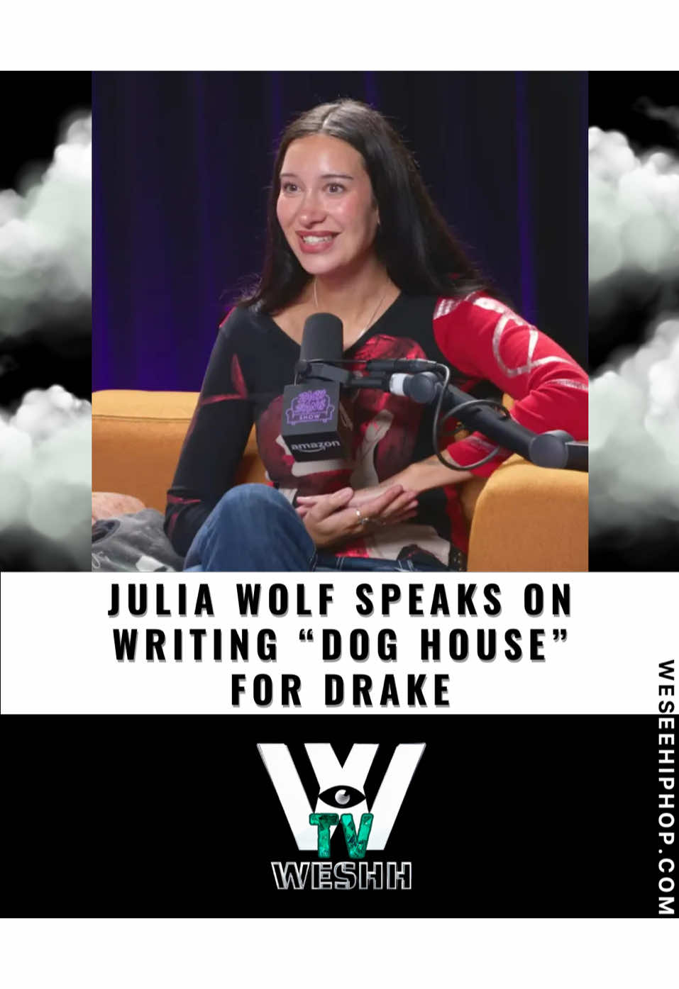 Julia Wolf opens up about writing “Dog House” for Drake 🎶🐺 She shares what it was like crafting lyrics for one of the biggest artists in the game — and how the track came together behind the scenes. 👀🔥 Do you think this collab was a good match for Drake’s sound?👇 #weshhtv #drake #juliawolf #doghouse #fyp  @WESHHTV 📺 