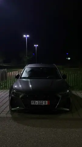 This monstrer at night 🥷#rs6 #audi #carspotting #mulhouse #edit 