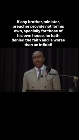 Pastor Gino Jennings a man art to provide for His family #ginojennings 