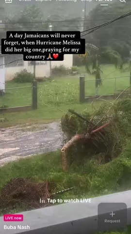 10/28/2025🙏🏽💔#hurricanemelissa #Hurricanemelissa#fyp #welovejamaica🇯🇲 #viral_video 