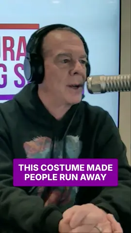 Skeery's Halloween costume was next level unhinged: bloody vampire holding his 