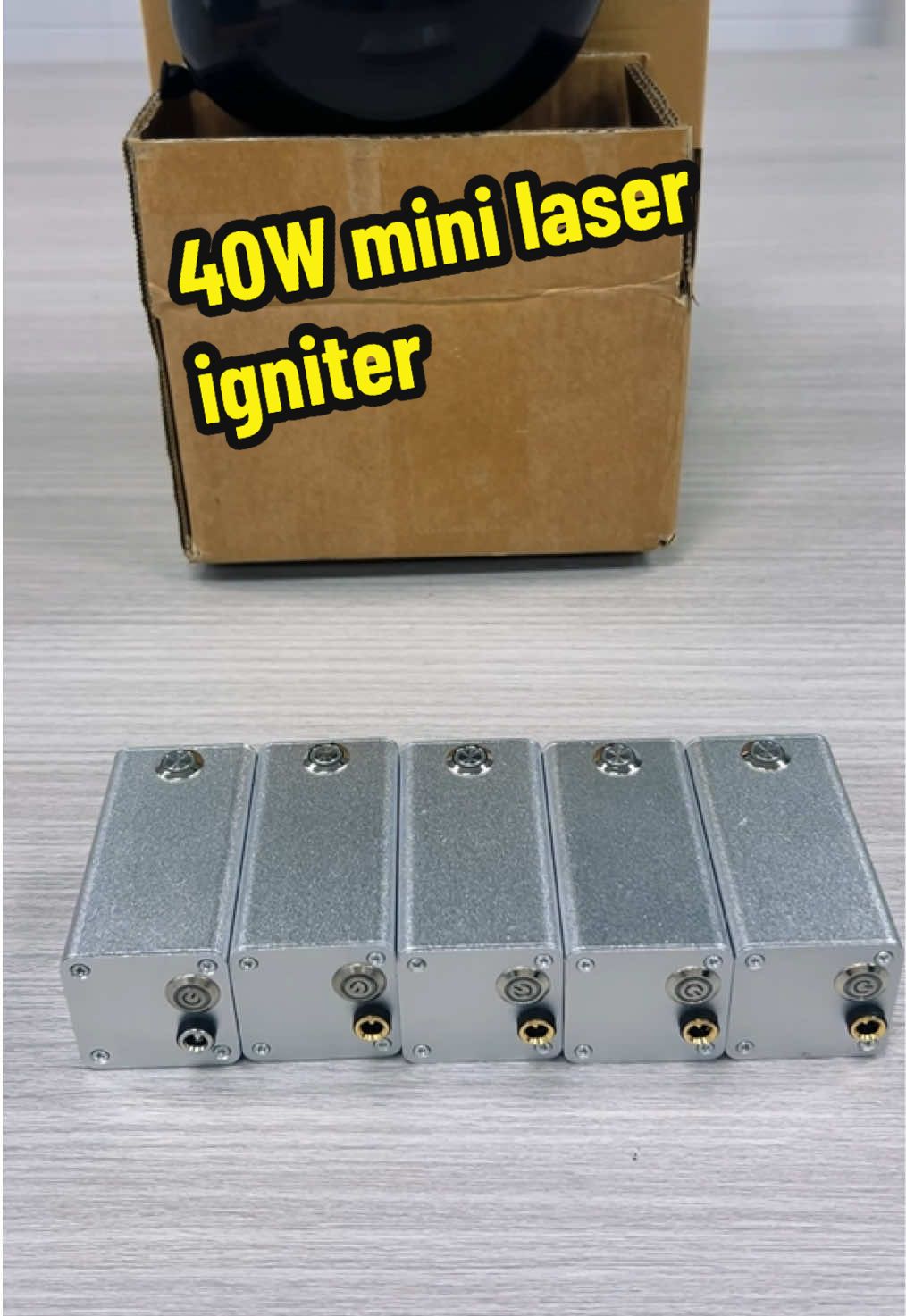 40W mini laser igniter#TikTok #laserigniter #laser #light #DIY 