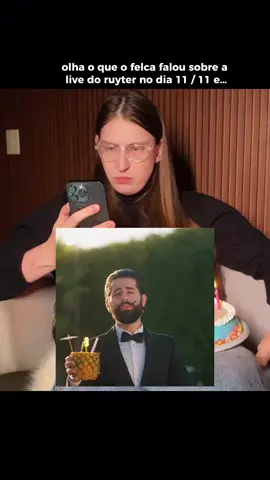 Olha o que Felca falou sobre a live do Ruyter.. #ruyter #ruyterpoubel 