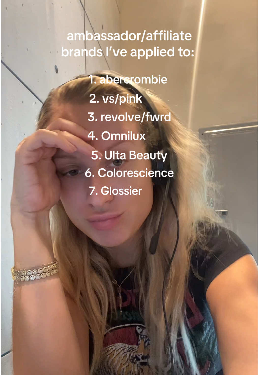 not including ones I’ve emailed.                    @Victoria’s Secret @VSPINK @abercrombie @Abercrombie and Fitch @omniluxled @Revolve @Glossier @Ulta Beauty  #brands #collabs #affiliate #forthegirls #influencer 