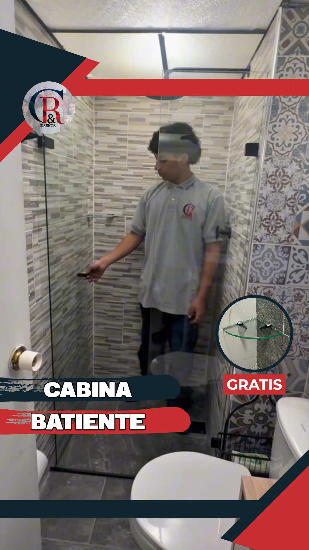 🚿 ¿Tienes un baño pequeño y quieres aprovecharlo al máximo sin perder elegancia? Nuestra cabina batiente en vidrio templado con accesorios pintados a electrostática negro mate es justo lo que necesitas 💎 ✔️ Ideal para espacios reducidos, ofrece una entrada más amplia y cómoda ✔️ Vidrio templado de alta resistencia ✔️ Accesorios en acero inoxidable pintados a electrostática negro mate ✔️ Instalación en 48 horas en Medellín y alrededores ✔️ Pago contra entrega 🎁 ¡Incluye esquinero totalmente gratis! Contáctanos hoy mismo: 📞 Samir: 323 597 7083 📞 Ximena: 312 679 4954 #CabinasDeBaño #VidrioTemplado #BañosModernos #DiseñoDeInteriores #DecoraciónDeBaños  
