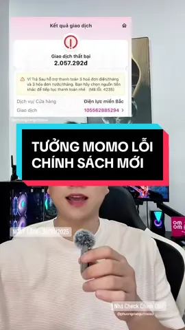 Nhiều người dùng MoMo đang bị lỗi thanh toán, hoá ra là vì chính sách mới này 👇#momotips #vitrasau #taichinhcanhan #meotaichinh #phuongdangvitrasau 