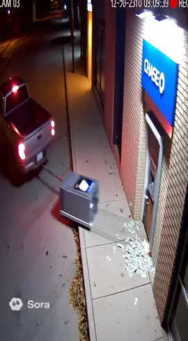 Things are getting rough… ATM heist