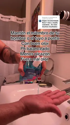 Respuesta a @Joselín González78 gel de baño para hombre para partes íntimas #man #healthy #wash #gel #intimatecare 