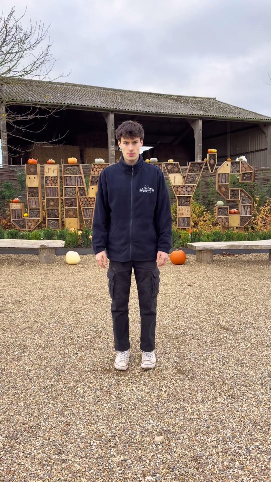 💀🎃 Joshua from our restaurant team is getting into the spirit of Halloween with some spooky moves! 👻🕺 Don’t forget to come down to Jimmy’s Farm & Wildlife Park this October half term for some frightfully good fun! 🕸️🦇 🎟️ Book now: https://jimmysfarm.com/shop/ #JimmysFarm #HalloweenFun #SpookySeason #HalfTermFun
