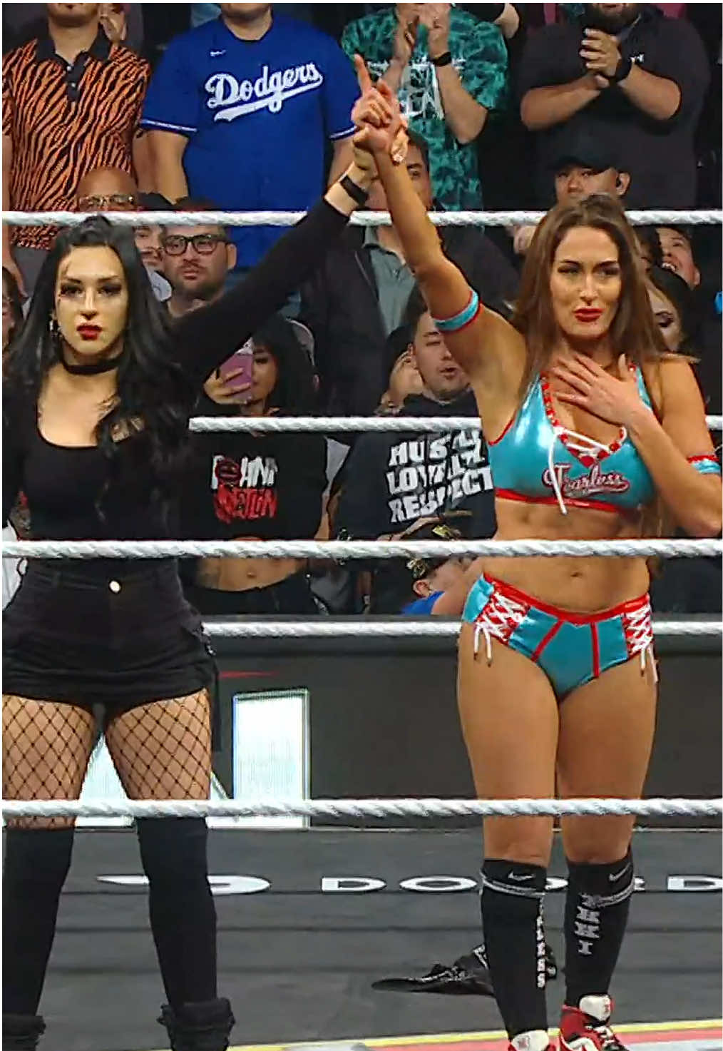bellquer or vaquella? 🤝🔥 #WWE #NikkiBella #StephanieVaquer #RoxannePerez #Raquel
