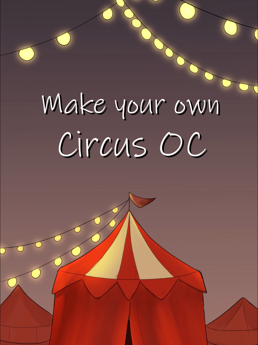 Make your own Circus OC with this OC art challenge 🎪✨️ Have fun! #artinspo #ocmaker #ocartist #characterdesign #circusoc 