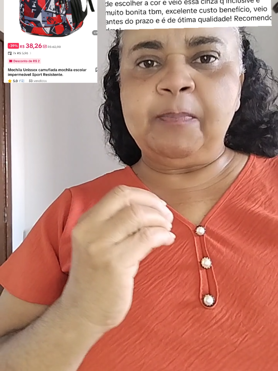 mochila unisex camuflada todo mundo gosta #mochila #viagem #tiktokshop 