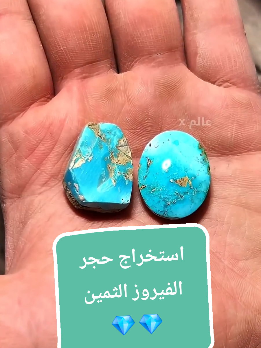 استخراج حجر الفيروز الثمين 💎 💎   #foryou  #viral  #foryoupage  #creatorsearchinsights  #creatorsearchinsights 