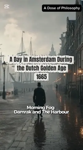 You're time-traveling to Amsterdam in 1665. 🕰️ #Amsterdam750 As Amsterdam celebrates its 750th anniversary, let's walk through the city during its golden age. This is a cinematic journey back to 1665. What do you see?  #Amsterdam #DutchGoldenAge #History #Netherlands
