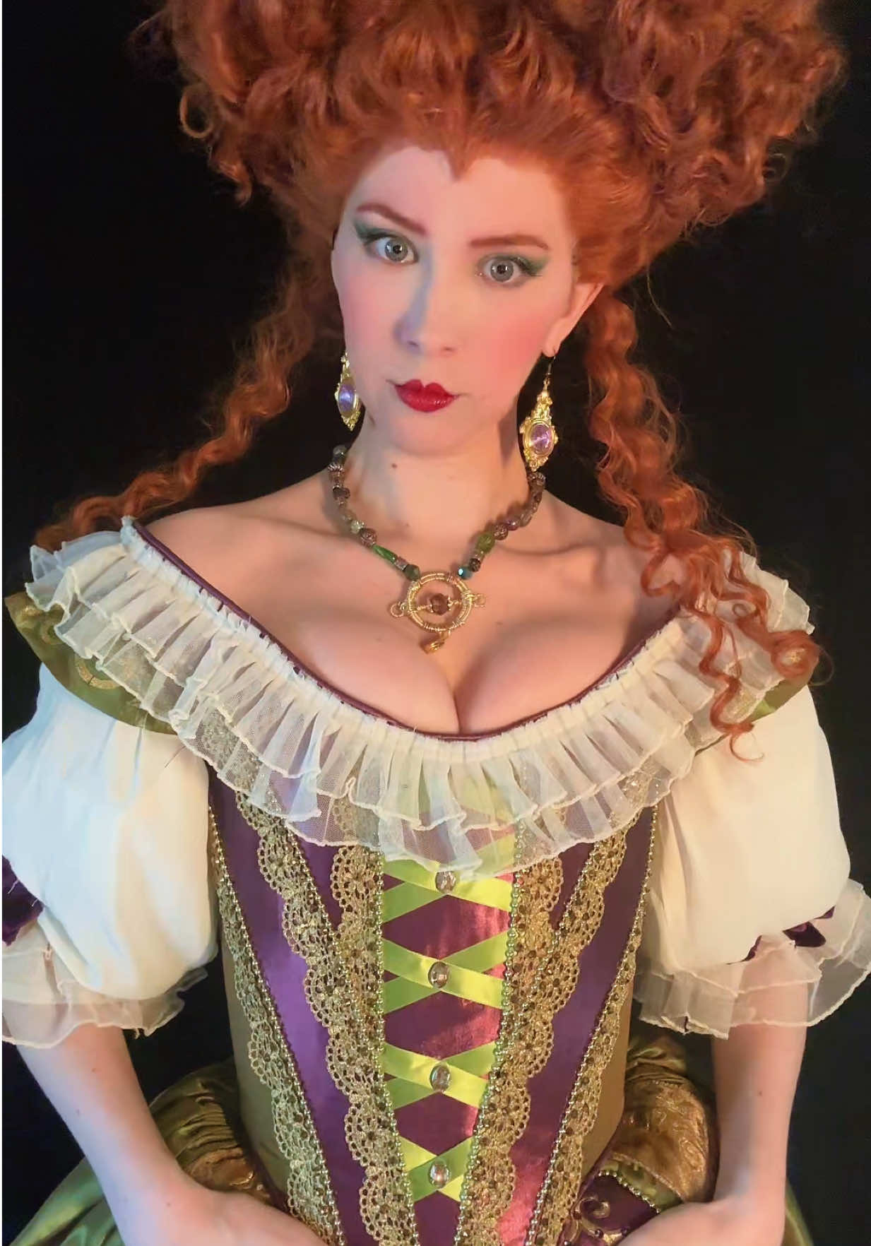 Today I learned a trick that’s going to change my life when I wear period costume. Thank you Ren Faire ladies for the advice. 