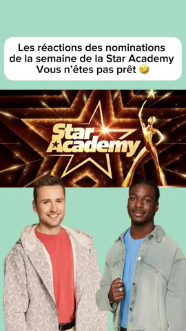 Les réactions des nominations de la semaine de la Star Academy vous n’êtes pas prêt 🤣 #staracademy #starac #starac2025 #staracademy2025 #pourtoi 