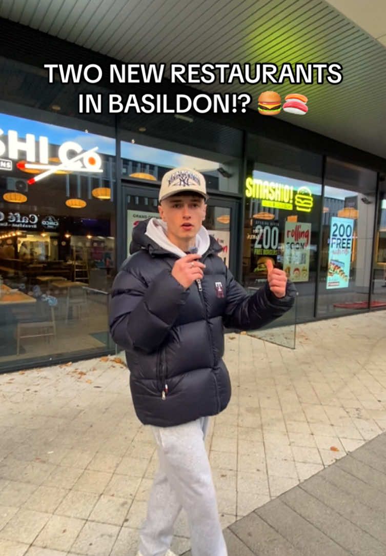 Two new restaurants @The Sushi Co and @SMASHIO! are opening in Basildon Essex! 🍔🍣 Sat 1st November 2025 🔥 Be there #essex #basildon #restaurants #openingday #smashburger 