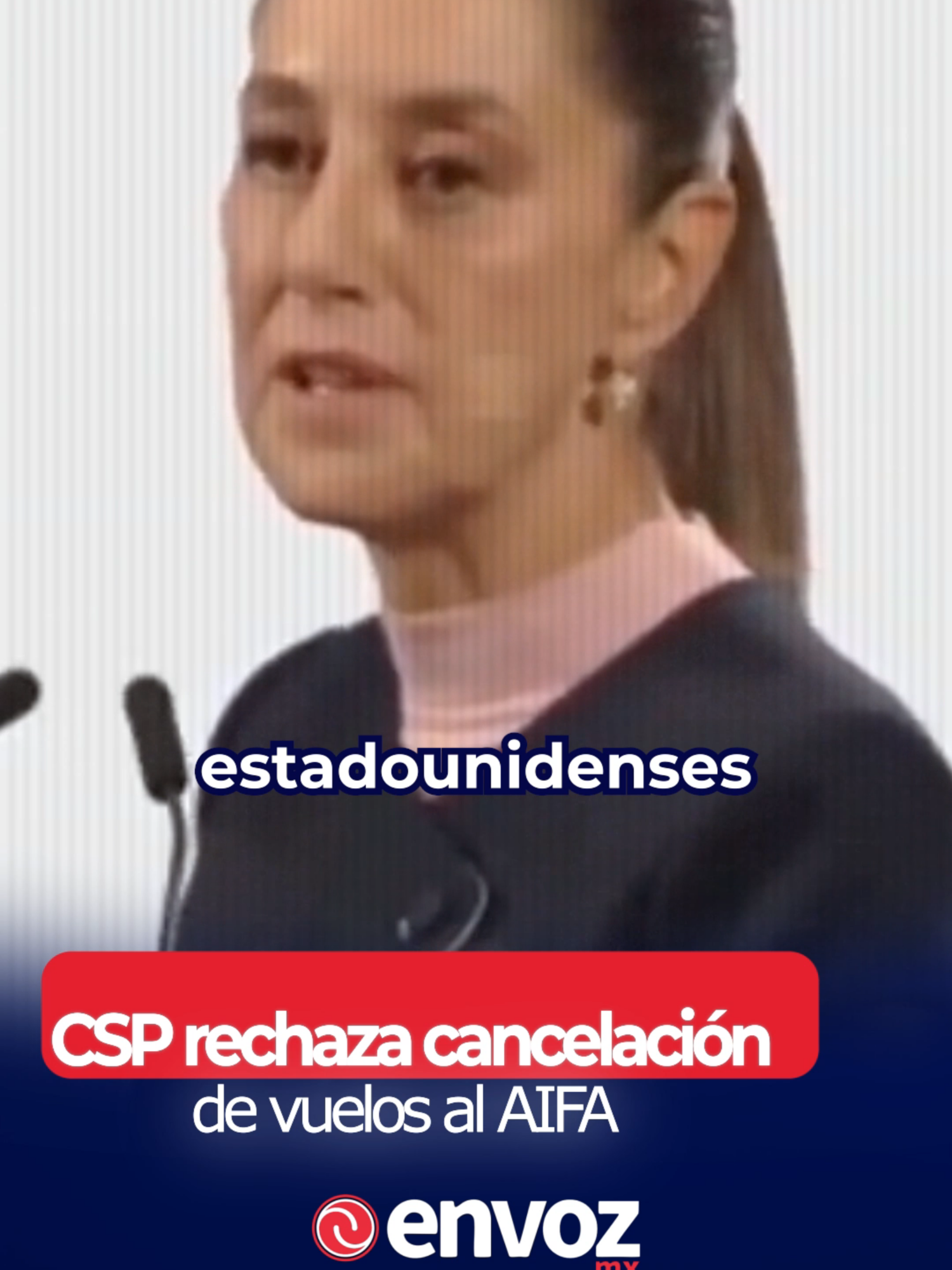 Claudia Sheinbaum calificó como injustificada la decisión de EU de cancelar 13 rutas desde el AIFA y el AICM y pidió una reunión con el Departamento de Transporte para aclarar si hay motivaciones políticas detrás. #noticias #Vuelos #MéxicoEUA