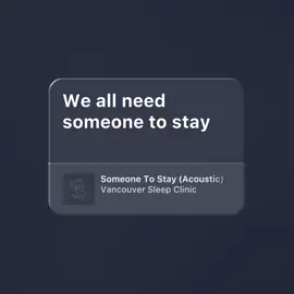 can u fix me up? #someonetostay #vancouversleepclinic #acoustic 