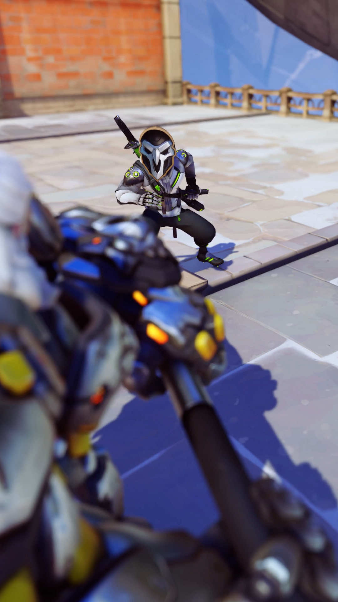 He’s the dude playing the dude disguised as the other dude 🥸 Go from one mask to the other when you hop into Haunted Masquerade today 🎭 #overwatch2 #overwatch #gaming #gametok #GamingOnTikTok