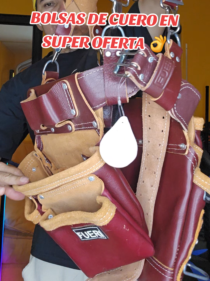 BOLSAS FUERI EN SUPER OFERTA 👌 COMPRE LA SUYA HOY MISMO!!! #leathertoolbelt #tools #toolspaunch #bolsas #morrales 