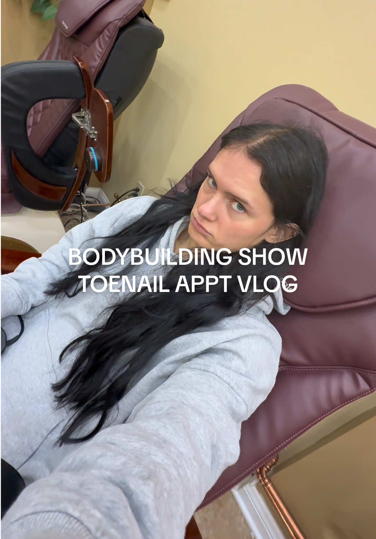 i loooove being a girl!! show day toes done! tomorrow is fingernails & hair 🥰 #Vlog #diml #bodybuilder #peakweek 