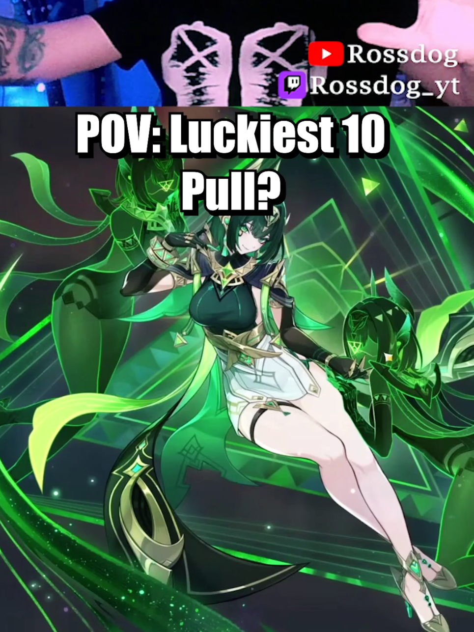 The Luckiest 10 Pull In Genshin Impact 🤯 #fyp #GenshinImpact #Genshin #genshinimpact34 #nefer 