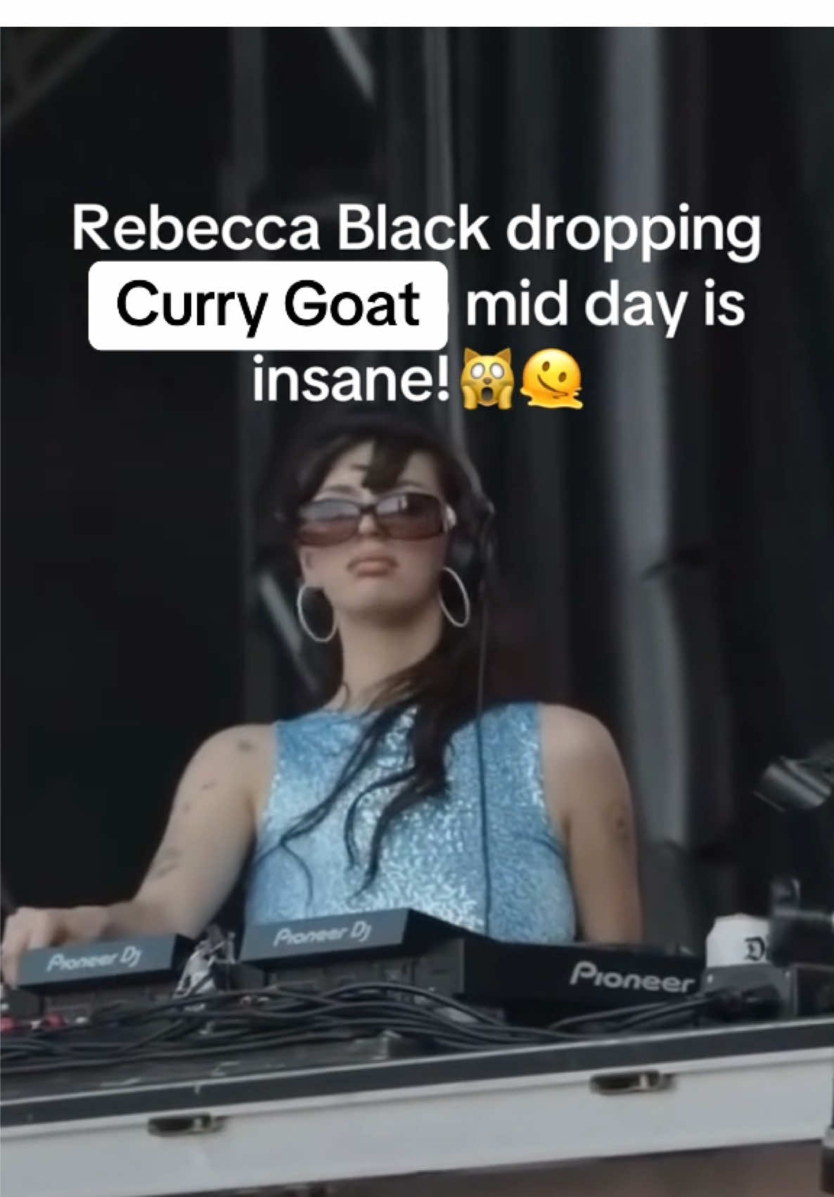 This wasn’t on my 2025 bingo card 😮‍💨 @rebecca black knows what’s up. 🎶 #edm #dnb @QUIX @solesky 