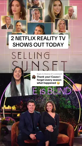 Replying to @Desiree G  I’m sat for today’s reality tv lineup #netflix #whattowatch #realitytv #sellingsunset #loveisblind 