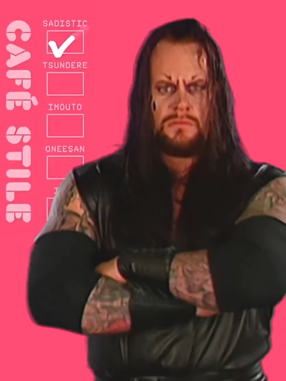 Undertaker may have the power of darkness but I have the power of anime and memes on my side. #WWE #Undertaker #anime #memes #wrestling 