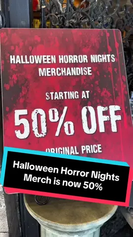 ‼️ HHN 2025 Merch is 50% off!  @Halloween Horror Nights  @Universal Studios Hollywood  #HalloweenHorrorNights #HalloweenHorrorNightsMerch #HHNMerch2025 #UniversalStudiosHollywood #BeyondTheMagic 