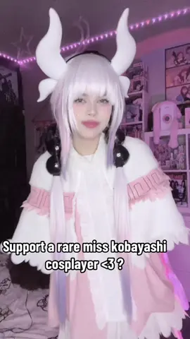 Support a rare fandom in 2025 ?! 😸😸 #cosplay #foryou #misskobayashisdragonmaid #dance #cute 