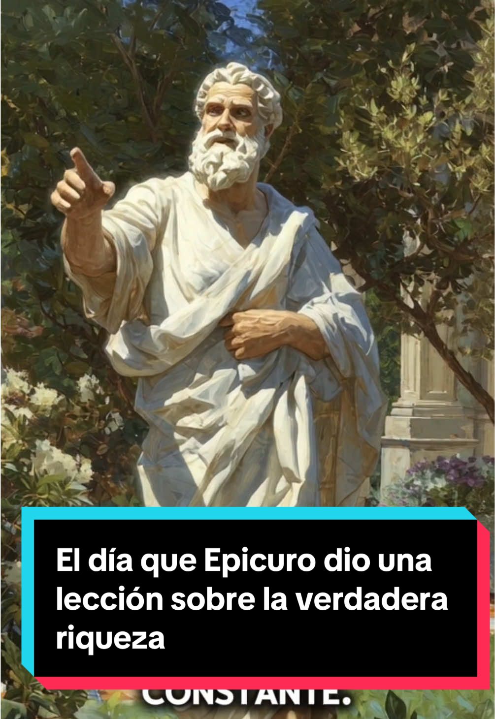 Epicuro comía pan y agua… y aún así era feliz. 💬 Comenta “paz” si estás aprendiendo que la riqueza está en la mente, no en el bolsillo. ❤️ Dale me gusta, 📤 compártelo y 📌 guárdalo si crees que la sencillez también es poder. ⚡ Sígueme en Hotimpacto, donde la filosofía antigua enseña a vivir con calma y propósito.#hotimpacto #epicuro #estoicismo #reflexion 