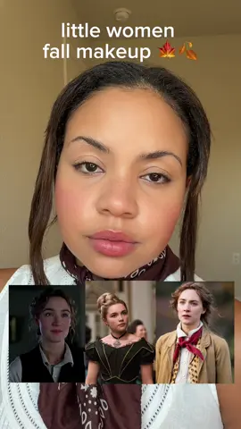 ultimate fall makeup inspo: little women  products used: @Point of View Beauty drench it milk, @Ravie Beauty skin dream barrier cream, @MERIT Beauty the uniform in 20 (used on set @kohgendo & @narsissist), @NYX Professional Makeup bare with me concealer in beige, @makeupbymario surreal skin setting powder in 01, @Jones Road Beauty miracle balm in cheeky rose, (used on set @lancomeofficial & @tartecosmetics) @Morphe Cosmetics micro manager brow gel, @ILIA Beauty limitless mascara in before dawn (brown) Makeup artist: @judychinmakeup & @mihomakeup Actors: @florencepugh @elizascanlen @gretagerwig @littlewomenmovie @regencyenterprises @sonypictures @alcotts_orchard_house #makeup #littlewomen #jomarch #marchsisters #littlewomenmakeup  